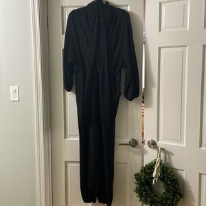 Black sweater jumpsuit from Eloquii